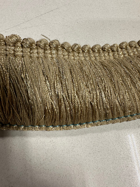 BIR606/7 Beige 2 inch Brush Fringe