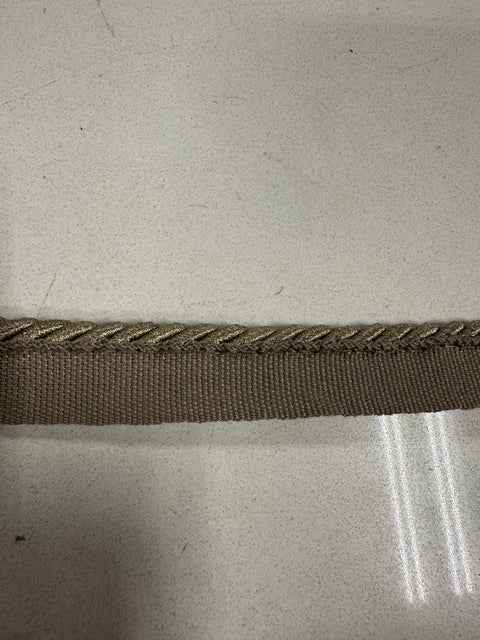 BIR806/7 Beige 1/4 inch Twisted Lipcord Trim