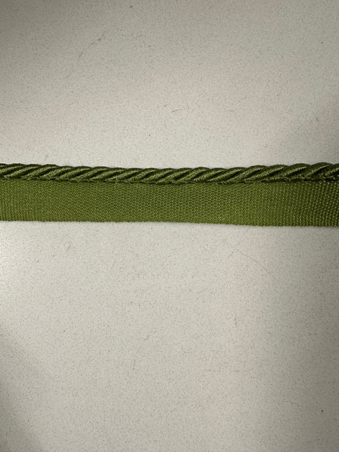 BIR806/104 Green 1/4 inch Twisted Lipcord Trim