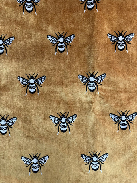 Bee Kind Tumeric Swavelle Mill Creek Fabric