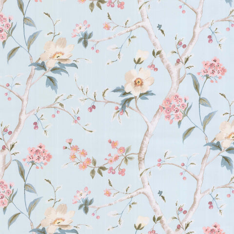 LAH Jardin Aqua Lillian August by Tempo Fabric