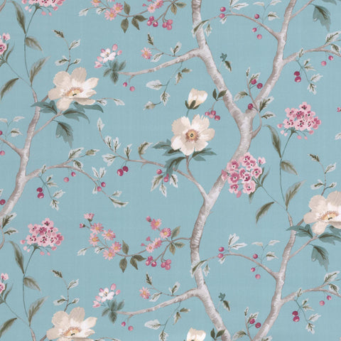 LAH Jardin Spa Blue Lillian August by Tempo Fabric