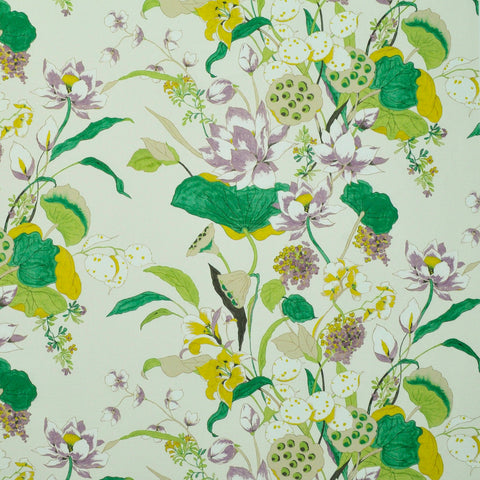 Lotus Garden Lilac  P/Kaufmann Fabric