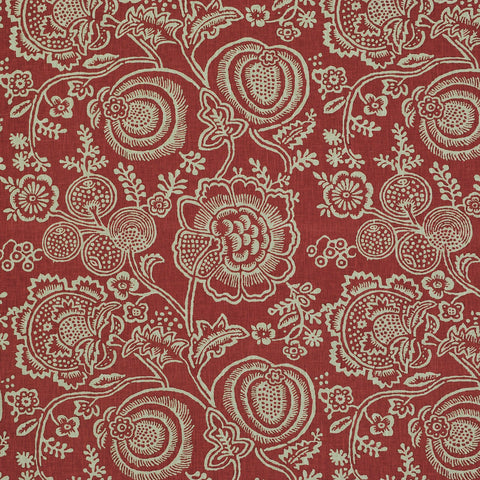 Meena Red P/Kaufmann Fabric