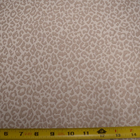 Malindi Taupe Jacquard Cheetah Skin Spot Regal Fabric