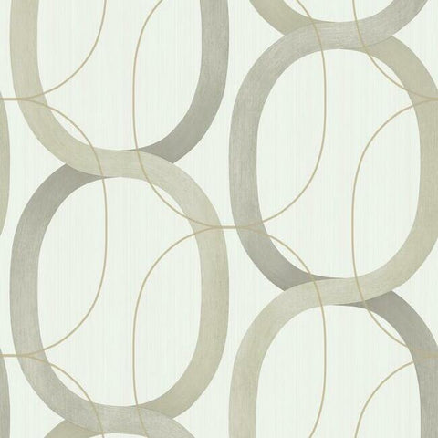 OS4211 Taupe Interlock Wallpaper