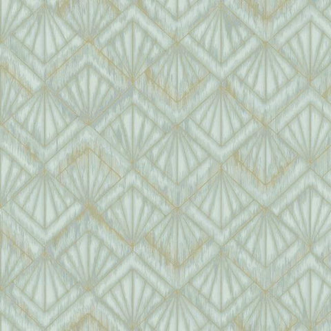 OS4273 Light Blue Modern Shell Wallpaper