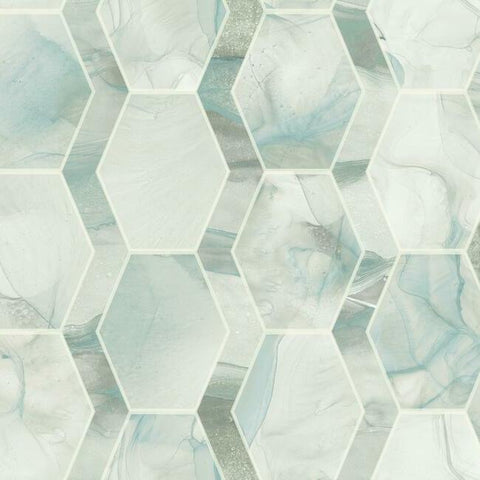OS4282 Turquoise Earthbound Wallpaper