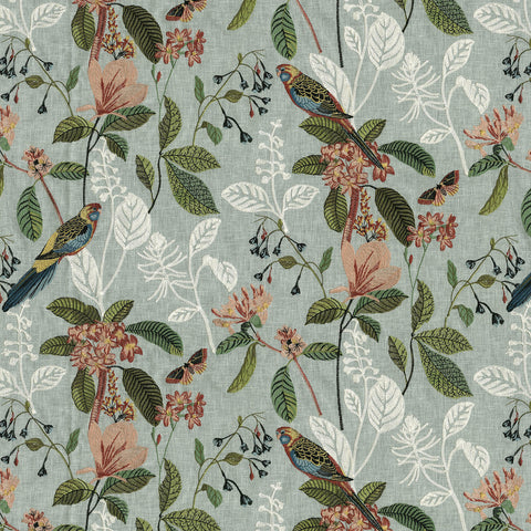 Parakeet Emb Vapor P/K Lifestyles Fabric