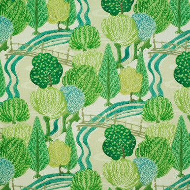 Parterre Garden Leaf P/Kaufmann Fabric