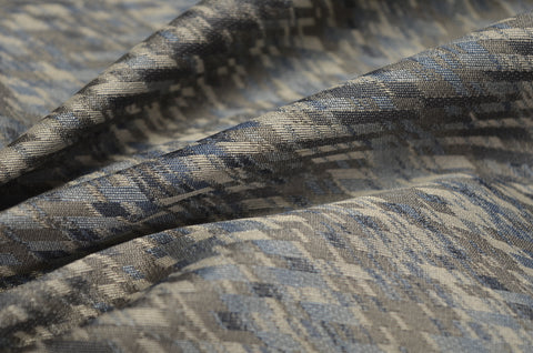 Pick To Gram Denim Bias Contemporary Plaid Upholstery Fabric