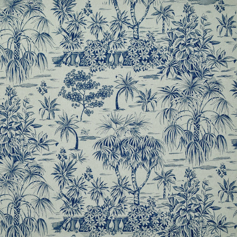 Turks Toile Indigo P/Kaufmann Fabric