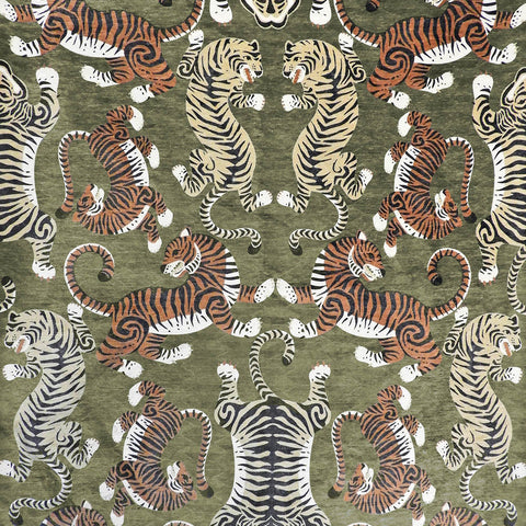 Tabby Sage Regal Fabric