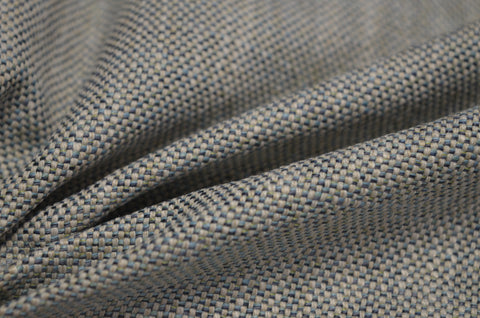 Tweed Bluestone Linen-Like Blue Green Beige Fabric