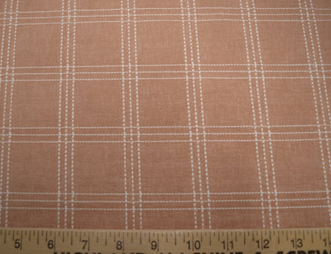 Catalina Check Clay P Kaufmann Fabric