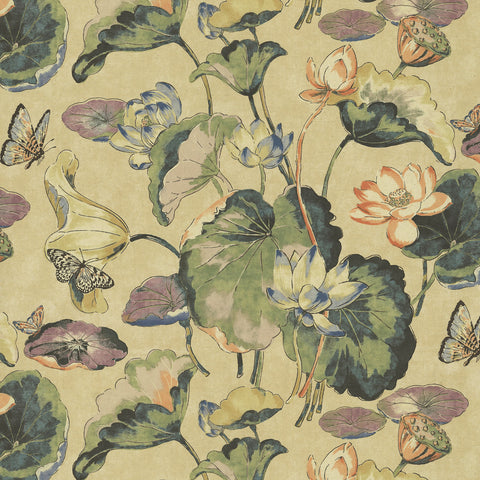 Water Garden Flax P/K Lifestyles Fabric