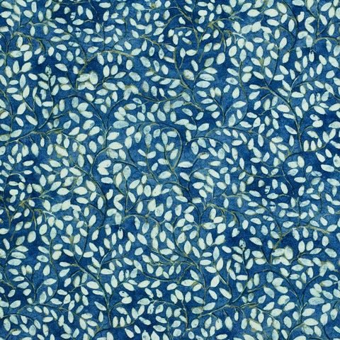 Willow Leaf Indigo P/Kaufmann Fabric