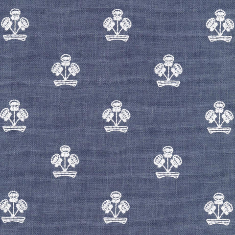 Winona Chambray Regal Fabric