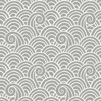 4081-26308 Alorah Grey Wave Wallpaper