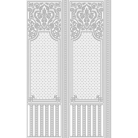 437-RD06700 Oriental Paintable Dado