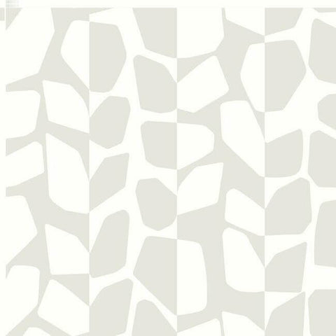 BW3891 White Cream Primitive Vines Wallpaper