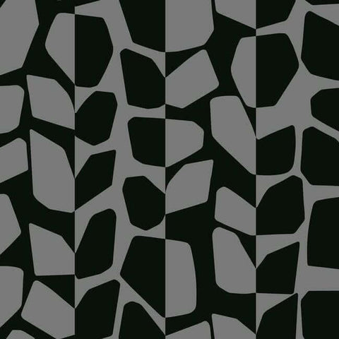 BW3894 Metallic Black Primitive Vines Wallpaper
