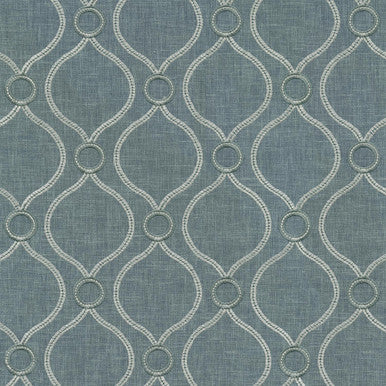 Curveball Emb 410603 Chambray PK Lifestyles Fabric