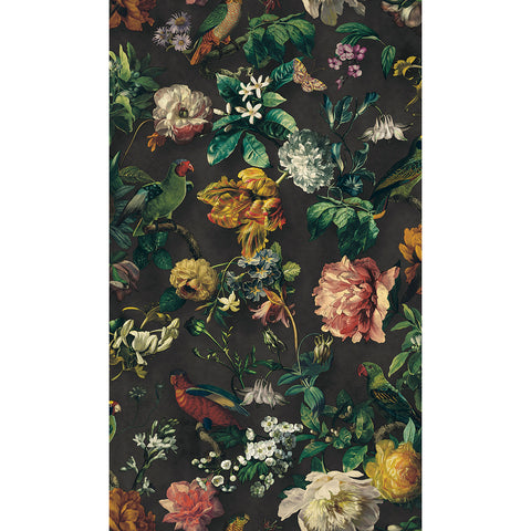 307300 Claude Black Floral Wallpaper