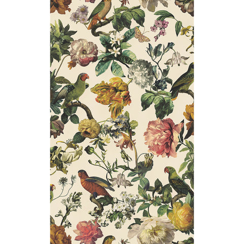 307301 Claude Cream Floral Wallpaper