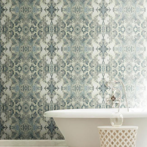 DN3719 Light Blue Inner Beauty Wallpaper