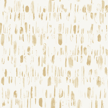 2973-90203 Dwell Gold Brushstrokes Wallpaper