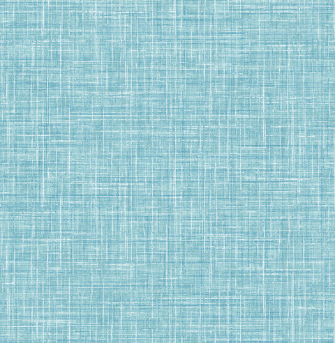 4081-26352 Emerson Light Blue Faux Linen Wallpaper