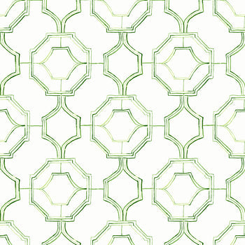 4081-26316 Gallina Green Trellis Wallpaper