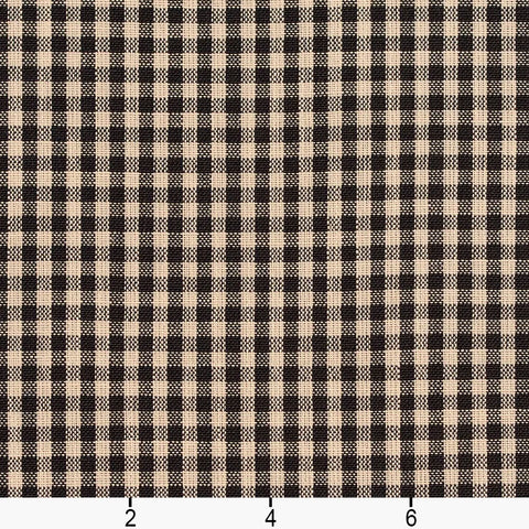 Gingham Onyx Tempo Fabric