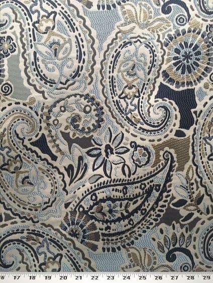 Grand Whimsy Indigo Tempo Fabric