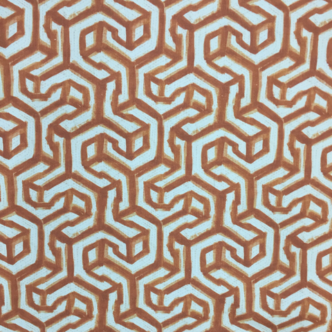 Granville Persimmon Hamilton Fabric