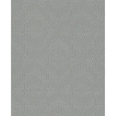 376068 Kairo Grey Geometric Wallpaper