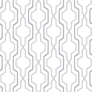 2973-90602 Rion Grey Trellis Wallpaper