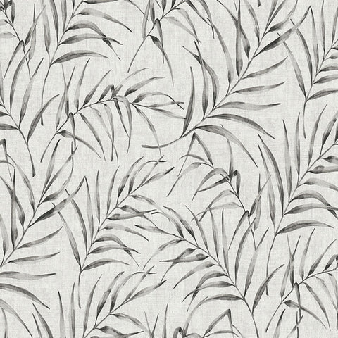 2979-37335-2 Lani Grey Fronds Wallpaper