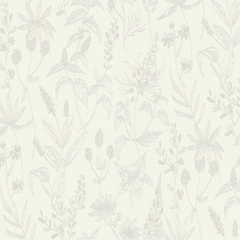 2979-37363-1 Nami White Floral Wallpaper