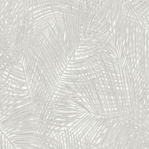 2979-37371-3 Raina Light Grey Fronds Wallpaper