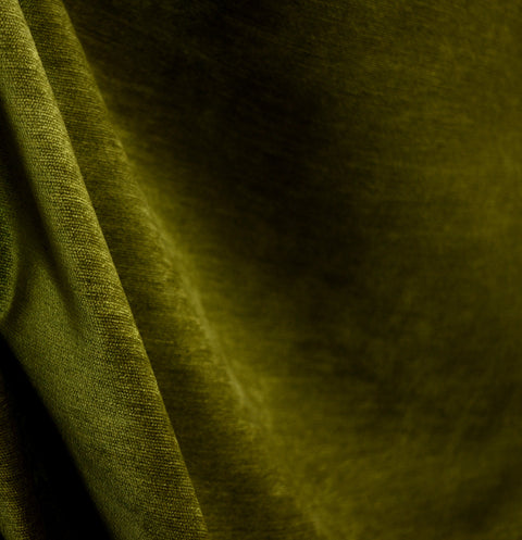 Green Chenille Upholstery Fabric Leolaris Glade
