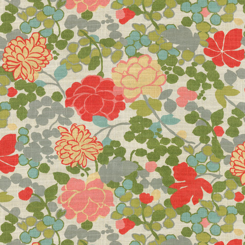 Blossom 180130 Coral Novogratz Fabric