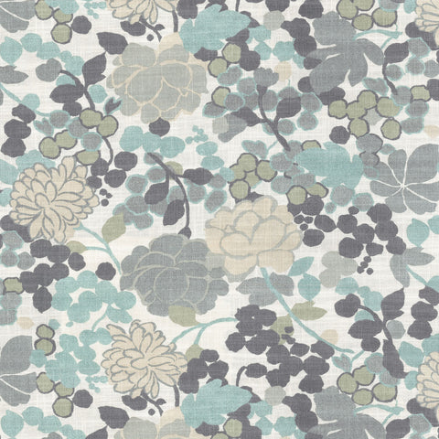 Blossom 180131 Grey Novogratz Fabric
