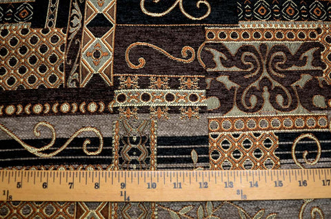 Dartmouth Black Regal Fabric