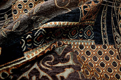 Dartmouth Black Regal Fabric
