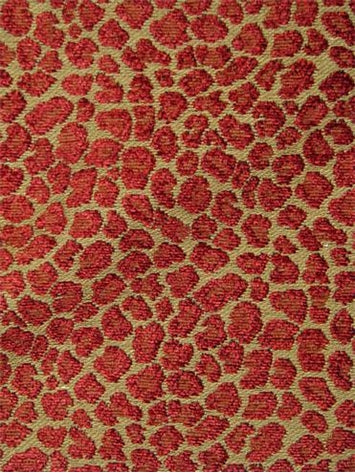 Spots Ruby Golding Fabric