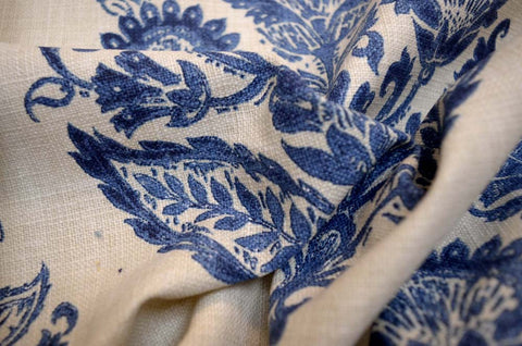 Lydia Antique Blue Covington Fabric