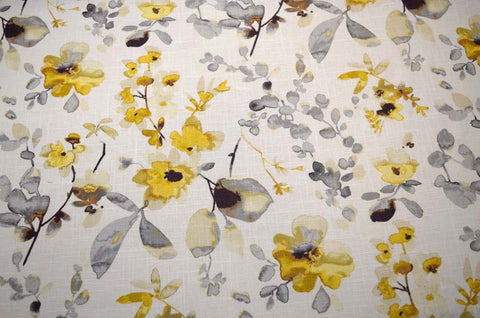 03367 Yellow Grey Trend Fabricut Fabric
