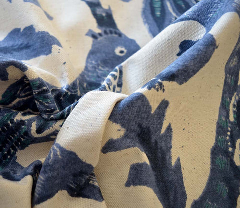 Nightingale Indigo Richloom Fabric